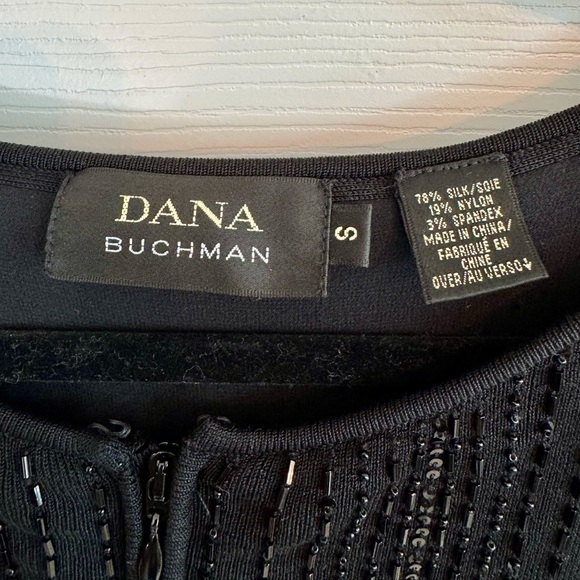 Dana Buchman NWT Silk Fully Beaded Sequined Cardigan Glam MSRP $385 Size Small - Picture 7 of 12